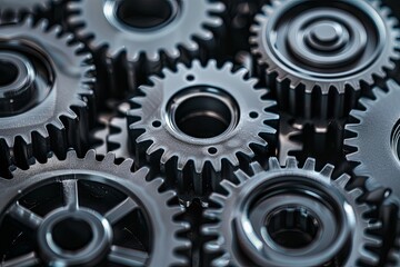 close up image of gears