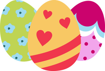 Easter Eggs Illustration