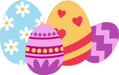 Easter Eggs Illustration