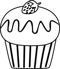 Line Cupcake