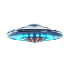 UFO on white or transparent background