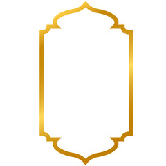 Islamic Gold Frame Decoration