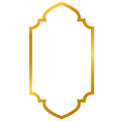 Islamic Gold Frame Decoration
