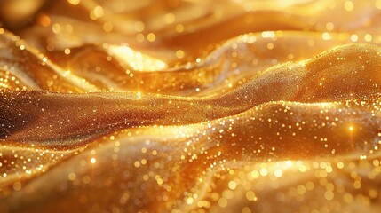 Luxury abstract gold background with glitter light effect decoration