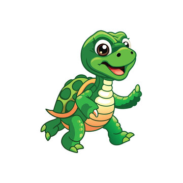 cartoon turtle character