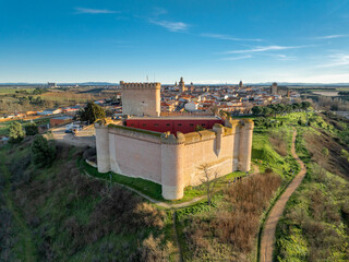 Castillo de Arevalo en la provincia de Avila