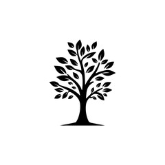 Nature Tree Logo Vector Simple Design