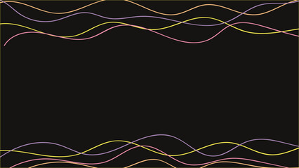 Black background with lines