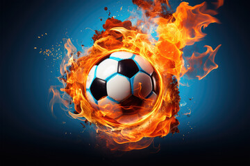 Fototapeta premium soccer sport on background