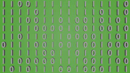 二進数法の電子情報イメージ