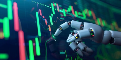 Automated stock market trading using artificial intelligence and neural network technology.