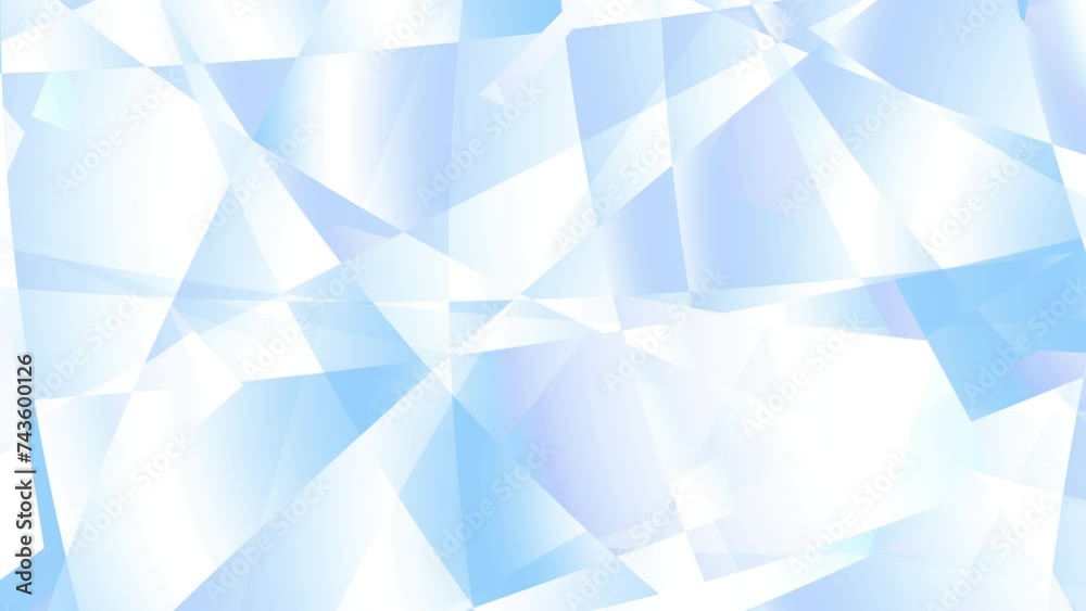 Aufkleber white and light blue abstract modern background loop