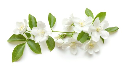 Fototapeta premium Watercolor christmas flowers arrangement. White poinsettia, branches of spruce and winter greenery for greeting cards and invitations. Winter wedding floristic design., generative ai