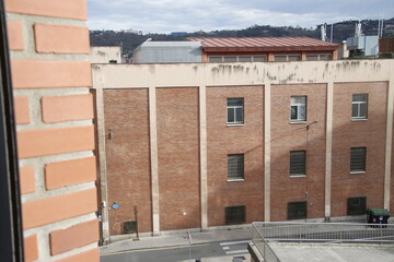 Brick building in Bilbao