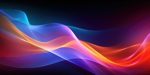 abstract black and white wave background. line graph with a light