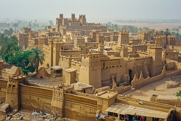 mud-brick architecture in Timbuktu