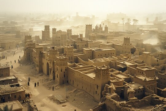 mud-brick architecture in Timbuktu