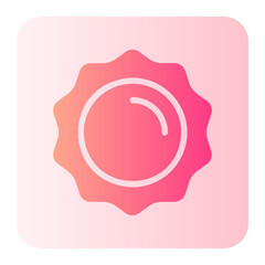 sun gradient icon