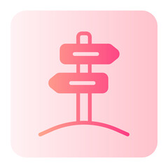 direction gradient icon