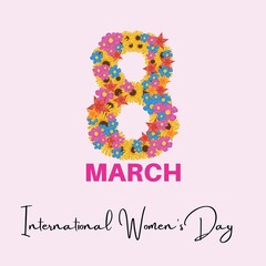 Women's day Banner, Flyer, poster, template, illustration, invitation, greeting card