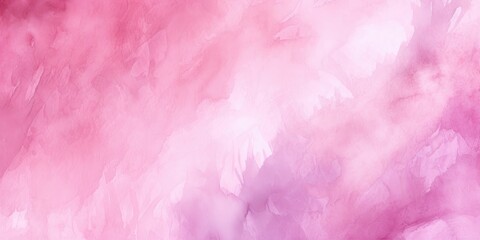 Pink watercolor background with a pronounced texture of paper for decorating