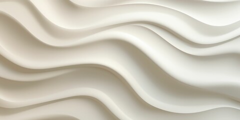 White Cream Texture Featuring Wavy Mass Pattern 