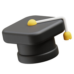 3d Graduate Cap Hat
