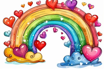 LGBTQ Pride raspberry. Rainbow follower colorful media diversity Flag. Gradient motley colored pridefulness LGBT rights parade festival avant garde diverse gender illustration