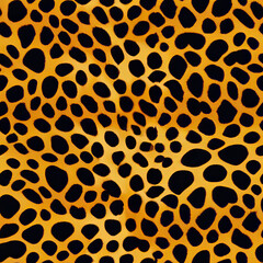 Fototapeta premium Seamless Detailed close-up of a leopard print seamless pattern