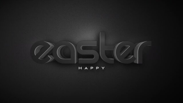 A vibrant and modern illustration of the word Easter in orange neon lights. The stylized font and flickering effect create a captivating design, perfect for conveying the essence of the holiday