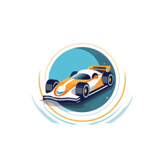 Race car vector logo design template. Car icon. Vector illustration.