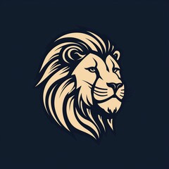 Bold Lion Emblem for Branding and Identity