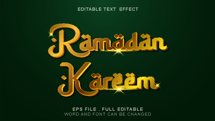 Ramadan Text Effect Editable