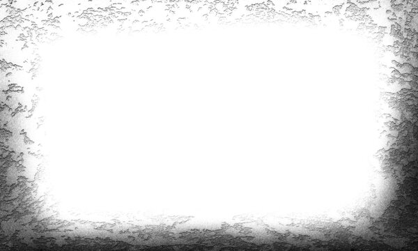 a dirty wall texture frame background on transparent background