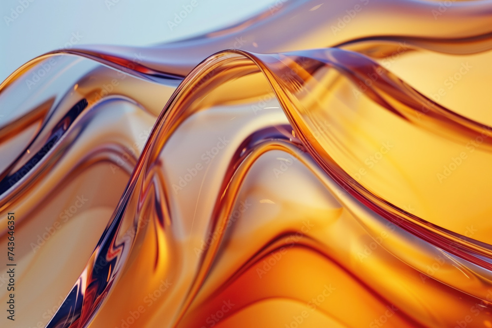 Poster abstract background with reflections and caustics. futuristic background image. created with generat