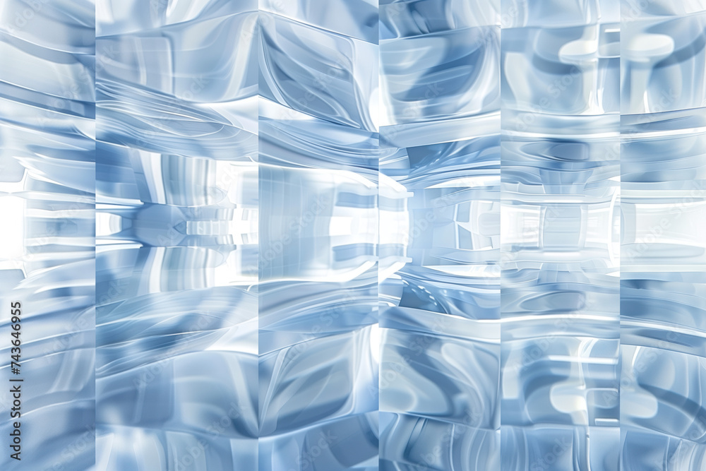 Poster abstract background with reflections and caustics. futuristic background image. created with generat