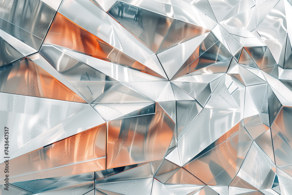 Poster abstract background with reflections and caustics. futuristic background image. created with generat