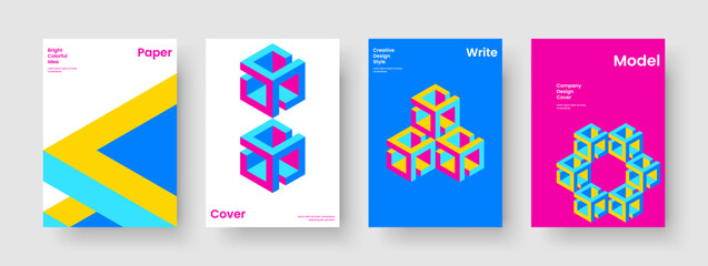 Creative Brochure Layout. Geometric Book Cover Template. Abstract Background Design. Business Presentation. Poster. Report. Flyer. Banner. Magazine. Advertising. Leaflet. Journal. Pamphlet