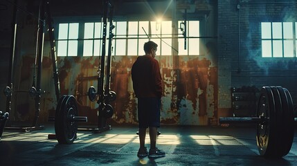 CrossFit athlete lifting weights, showcasing strength, agility, and CrossFit workout intensity in a gym environment. CrossFit Training