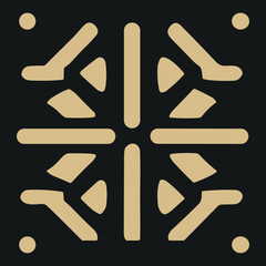 Seamless geometric pattern design for textile