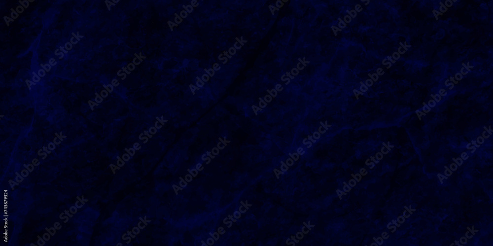 Poster dark blue background with grunge texture backdrop. concrete wall blue bright ink and watercolor text