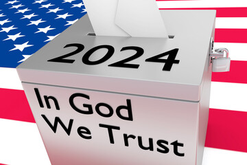 In God We Trust concept - 743680764