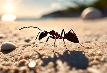 ant on the sand