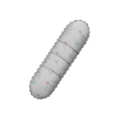 3D Helium Balloon Slash / Sign/Symbol white cotton flower texture