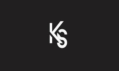 KS, SK , K , S , Abstract Letters Logo Monogram