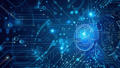 Obraz premium Technology background