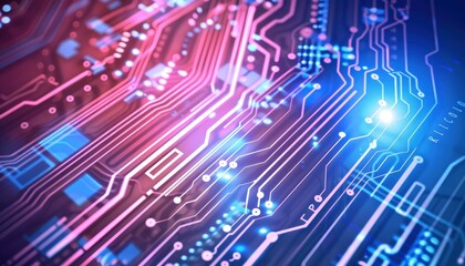 Obraz premium Technology background