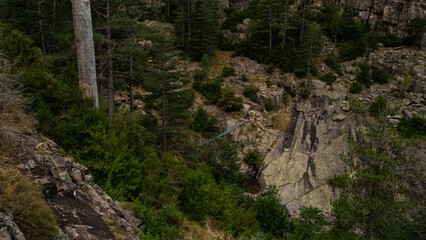 Hike in Bonifatu to the Spasimata footbridge in Corsica