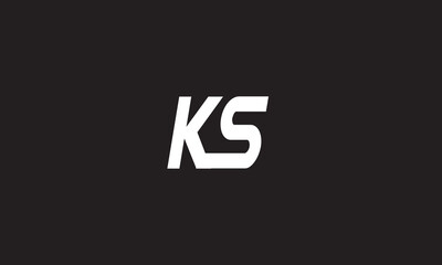 KS, SK , K , S , Abstract Letters Logo Monogram