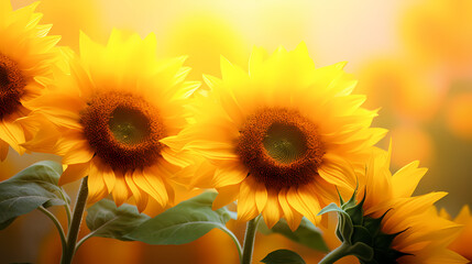 Fototapeta premium sunflower illustration